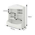 thumbnail image 3 of Huloretions Kids Toy Storage Organizer and Children Bookshelf,6-Cubby Children's Toy Shelf, Toy Storage Cabinet, Suitable for Children's Room, Playroom, Hallway, Kindergarten, School, 3 of 8
