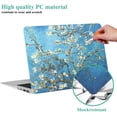 thumbnail image 3 of Compatible avec MacBook Pro 13 Pouces Étui A1502/A1425, Pro 13 avec Coque Rigide Rétina Coque Protectrice Lisse en Caoutchouc pour 2012-2015 Mac Pro 13 Pouces (Sans CD-ROM, USB-C) Fleur d'Abricot, 3 of 8