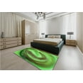 thumbnail image 5 of Ahgly Company Machine Washable Indoor Square Transitional Green Area Rugs, 3' Square, 5 of 7