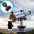 thumbnail image 1 of OULII 1Pcs Spotting Scope Smartphone Adapter for Outdoor Observation Black ABS Plastic 4.72X3.14X1.38In, 1 of 7