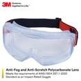 thumbnail image 4 of Gafas protectoras 3M GoggleGear serie 3000 con lente transparente GG3101, 4 of 7