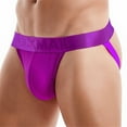 thumbnail image 4 of Jockmail Athletic Supporters Men's Jock Strap, XL, Purple, 4 of 5