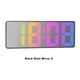 thumbnail image 3 of Reloj despertador digital Billuyoard con pantalla LED grande y brillo ajustable color negro, 3 of 6
