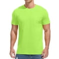 thumbnail image 5 of Womens Loose Fit Casual Shirts Tops Round Neck Light Green Sports Quick Drying Breathable Solid Color Short Sleeve Summer Tops Clothes Outfits 2025 L, 5 of 9