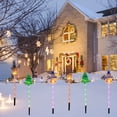 thumbnail image 5 of HIBIBUD Christmas Decorations Outdoor,5 Pack 18" Candy Christmas Decorations Outdoor with Brighter Led,Solar Christmas Pathway Lights for Yard Xmas, 5 of 7