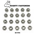 thumbnail image 3 of Tuercas para ruedas Mighty Fasteners de acero inoxidable 304 1/2-20, paquete de 20, 3 of 7