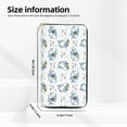thumbnail image 2 of Leather Thin Slim Wallets for Women Men - Funny Cartoon Shark Happy Clutch Card Wallet for Women Men with Zipper, 2 of 7