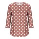 thumbnail image 5 of Heisall Women's T-Shirts 3/4 Sleeve Round Neck Loose Casual Striped Non-positional Print Spring/Autumn Fashion, 5 of 7
