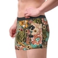 thumbnail image 4 of Kll Watercolor Flower Men'S Cotton Boxer Briefs Underwear-X-Large, 4 of 9