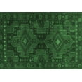 thumbnail image 1 of Ahgly Company Indoor Rectangle Abstract Emerald Green Contemporary Area Rugs, 5' x 8', 1 of 4