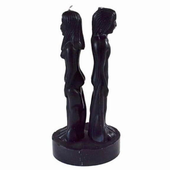 Azuregreen CSEPB 8 in. Black Separation Candle