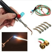 PIXNOR Micro Mini Gas Little Torch Welding Soldering Kit Torch Kit Welding Torch