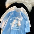 thumbnail image 5 of Sanrio-camisetas con estampado de Hello Kitty para mujer, ropa de dibujos animados Y2k Cinnamoroll, camisetas holgadas de manga corta coreanas, Tops Kawaii, 5 of 5