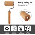 thumbnail image 3 of Hand Rolling Pin, Premium Wooden Pastry Rolling Pin Pastry and Pizza Baker Roller Wooden Dough Roller for Baking Kitchen Utensils Cookies Pie Fondant (style 4), 3 of 4