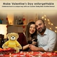 thumbnail image 5 of Made By Alien’s Realistic Stuffed Animals Soft Plush Toy- 12 Inch Personalized Gift for Birthday, Valentine’s day (Beige Teddy Bear Yellow Shirt), 5 of 6