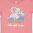 thumbnail image 4 of Inktastic My Great Grandma Loves Me to the Moon and Back Elephant Boys or Girls Baby T-Shirt, 4 of 5