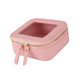 thumbnail image 5 of Pequeña bolsa de maquillaje para mujeres bolsas cosméticas portátiles con cremallera dorada Clear Teen Girl Regalo de moda Bag Multipropiors Travel Bag rosa, 5 of 10