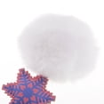 thumbnail image 3 of de sintica Llavero Llavero Llavero Bolsa Decoración Colgante de nieve y Blanco Hugo Faux Fur Ball Plush Pendant, 3 of 7