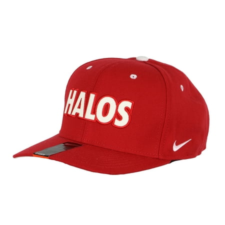 Anaheim Angels Cap - Nike Men's Los Angeles Angels of Anaheim Halos Flex Fit Cap One Size Red