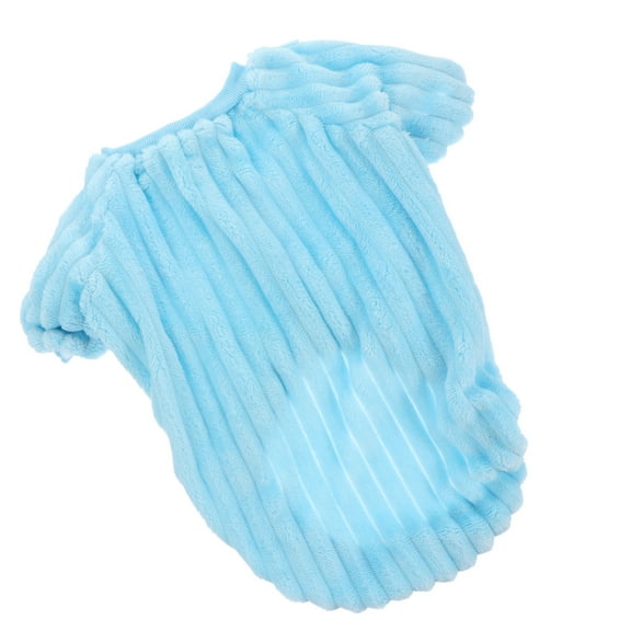 LULULION dog clothing Pet Sweater Sky-blue Polyester 1Pcs for Pets in Winter