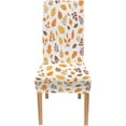 thumbnail image 7 of Fall Dining Chair Slipcovers Set of 6 Maple Leaf Autumn Stretch Removable Washable Slipcovers for Dining Room Hotel Kitchen, 7 of 7