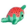 thumbnail image 4 of Aurora - Small Green Tasty Peach - 8" Watermelon Nomwhal - Enchanting Stuffed Animal, 4 of 5