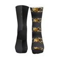 thumbnail image 3 of Crew Socks for Women Men, 2025 Happy New Year 1  Moisture Running Athletic Football Striped Socks Cushion Tube Socks, 3 of 7
