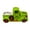 As show, variant on Christmas Green Farm Truck Centerpiece Resin Ornaments Small Christmas Truck Desktop Decor Home Vintage Green Pickup Truck Statue