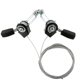 thumbnail image 1 of Aluminum Friction Thumb Shifter with Brake Cables MTB Bike Accessories, 1 of 3