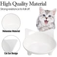 thumbnail image 3 of 2 cuencos para gatos, cuencos antideslizantes para comida para gatos, cuenco para mascotas, cuenco de agua poco profundo para aliviar el estrés de la fatiga, cuenco para perros y gatos, cuen, 3 of 5