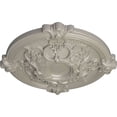 thumbnail image 3 of Ekena Millwork 17 3/8"OD x 1 3/4"P Hamilton Ceiling Medallion (Fits Canopies up to 3 3/4"), Hand-Painted Pearl White, 3 of 6
