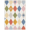 thumbnail image 7 of GENIMO 5'x7' Area Rug for Living Room, Machine Washable Non Slip Low Pile Rug for Bedroom Dining Room, Neutral Minimalist, Muted Pastel, 7 of 7