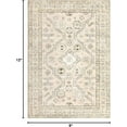 thumbnail image 2 of 9x12 Area Rug Living Room Rugs - Washable Boho Farmhouse Moroccan Geometric No Slip Indoor Rug Soft Floor Carpet for Bedroom Under Dining Table Home Office Decor - Brown, 2 of 6