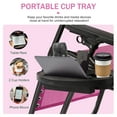 thumbnail image 6 of CL.HPAHKL Zero Gravity Lawn Lounge Chairs Set of 2, Adjustable Patio Reclining Chair with Pillow and Cup Holder, Folding Outdoor Chairs for Deck Beach Yard, Red, 6 of 7