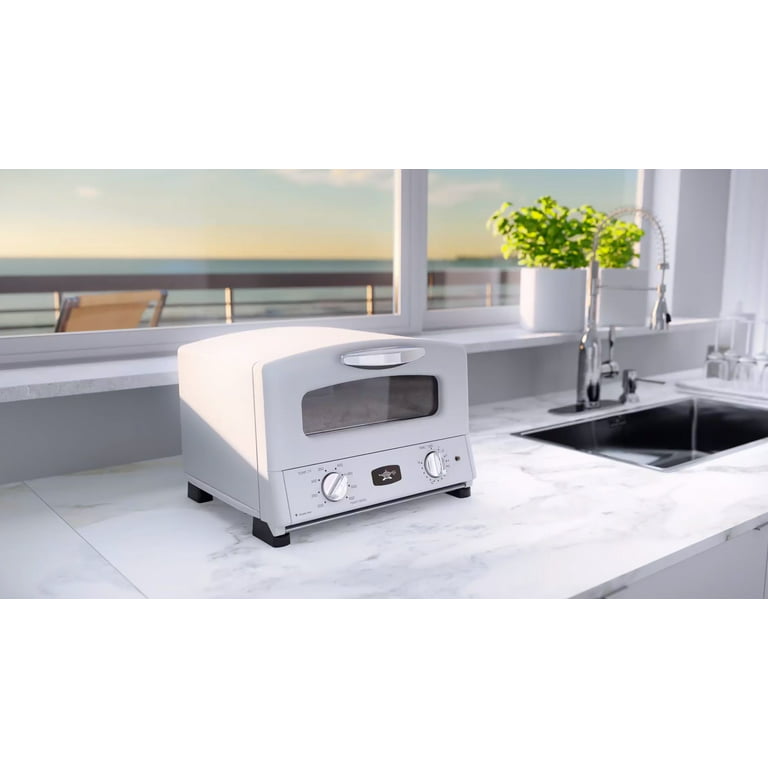 Sengoku Set-g16a(w) Heatmate Compact Countertop Graphite Technology Toaster  Oven With 4 Non-stick Pans For Toasting And Baking, Eggshell White : Target