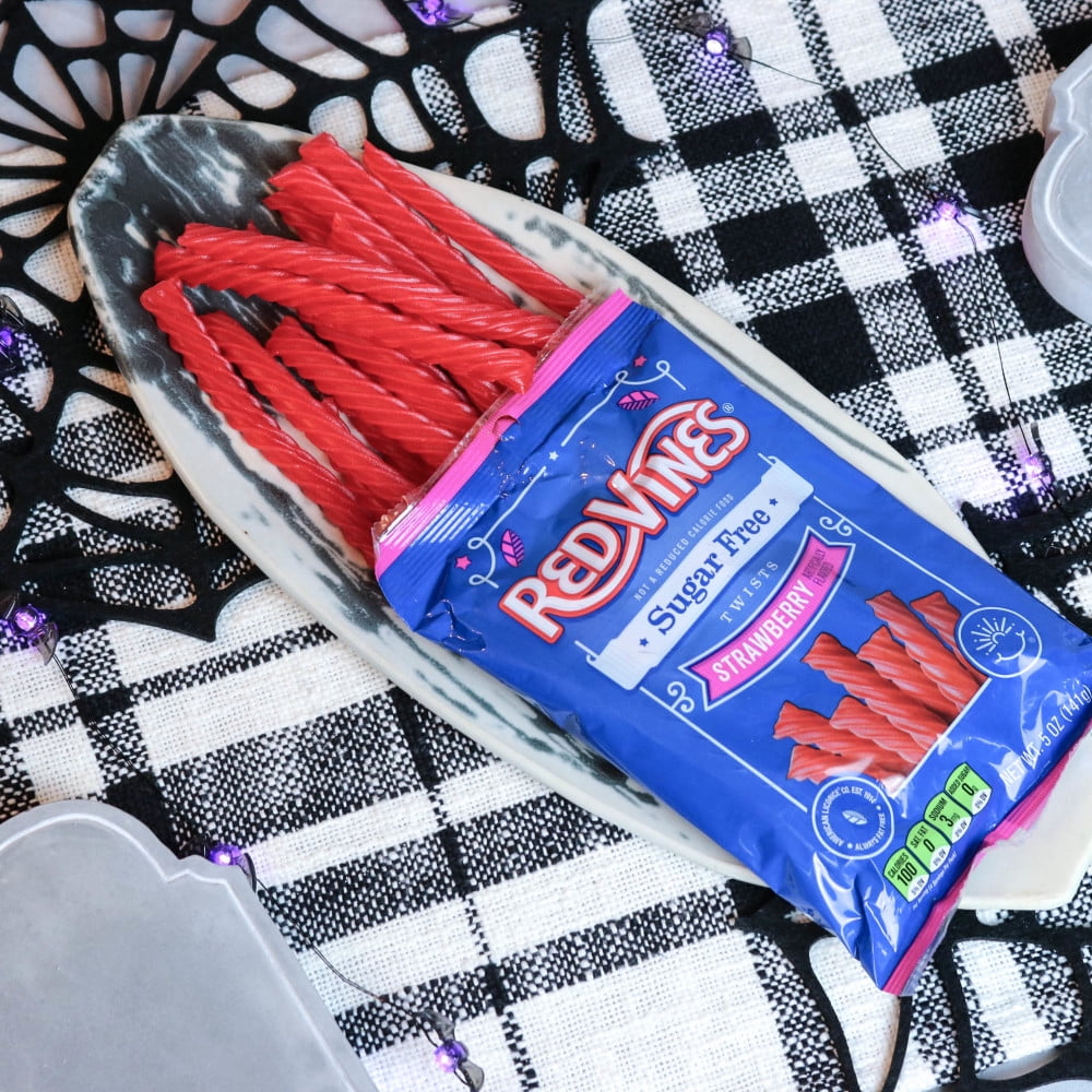 Red Vines Sugar Free Strawberry Twists, 5oz Bag (12 Pack)