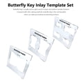 thumbnail image 4 of Professional Butterfly Inlay Template And Router Templates, 4 of 8