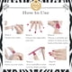 thumbnail image 5 of Prensa en las uñas para los dedos de los pies, 24 piezas, uñas postizas de Halloween, purpurina, color negro y dorado, cubierta completa, uñas brillantes para los pies, uñas ArtToes para mujeres y ni Namotu CZMR-ZC104, 5 of 5