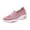 Pink, variant on Willtoo Orthopedic Shoes for Women Mesh Breathable Non Slip Sneakers Arch Support Relaxed Walking Shoes Versatile Slip on