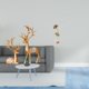 thumbnail image 2 of Estatua de escultura de ciervo,Estatua de ciervo,adorno de mesa,decoración del hogar,Colecciones de decoración de figuras de pareja de renos enamorados,Escultura de hojas,Estatua de hoja de, 2 of 8
