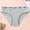 Blue, variant on VISALY Cheeky Panties Breathable Underwear Womens Cotton Through Waist Bikini Brief Underwear Seamless Underwear Cotton Panties Bikini Panties Beige L