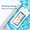 thumbnail image 4 of PureCasa Waterproof Phone Pouch 7.3"x4.5", IPX8 Cell Phone Dry Bag Swimming Hot Spring Can Touchs Screen Phone Cover, 4 of 7