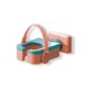 thumbnail image 3 of Injueey Soporte para secador de pelo, herramienta de salón de peluquería, cepillos, estante para baño, ahorro de espacio, estante de almacenamiento, Almacenamiento y organización del hogar naranja Injueey HA011809-03B, 3 of 6