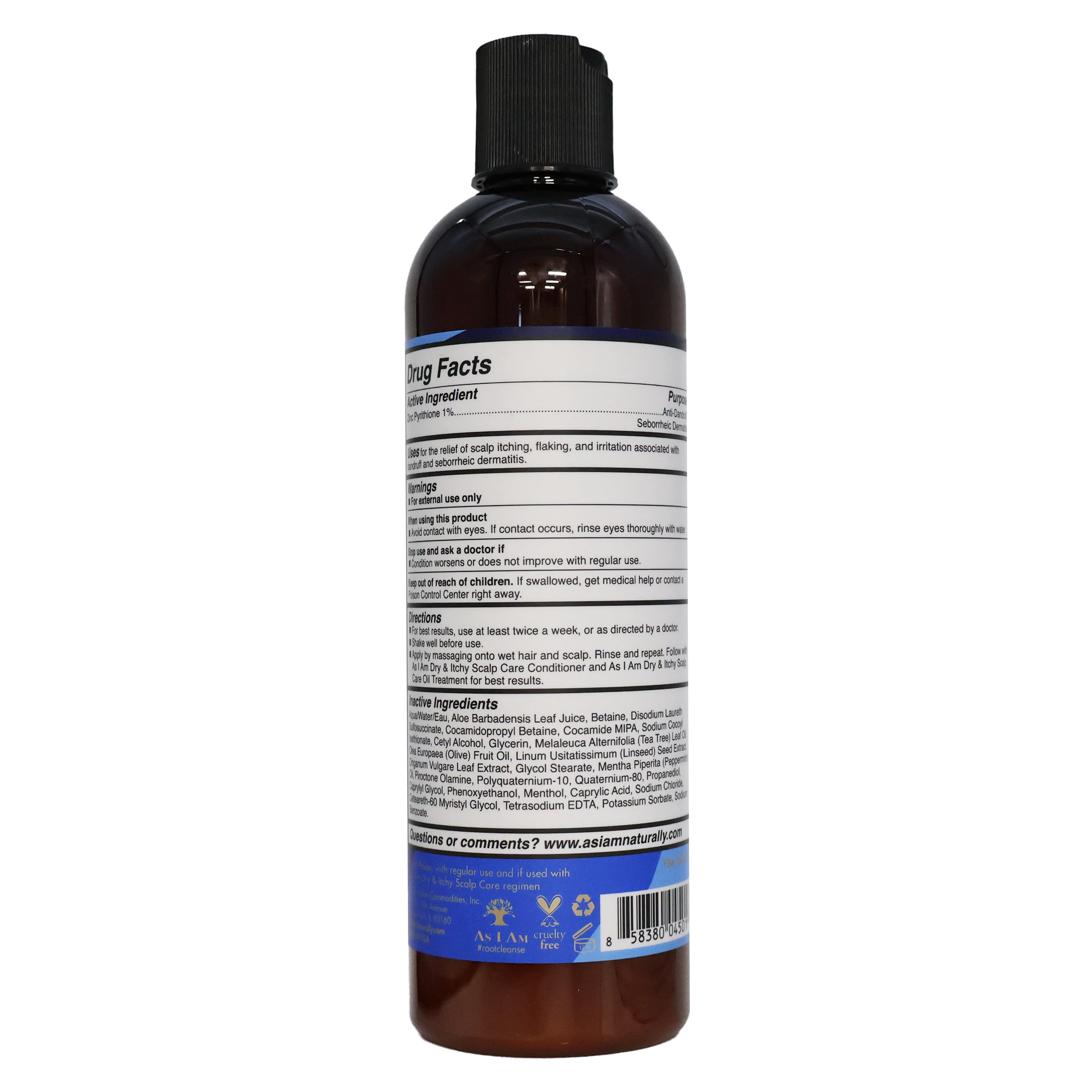 As I am Dry and Itchy Scalp Care Shampoo, 12 oz, 2 Pack