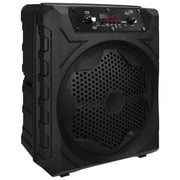 iLive Bluetooth Wireless LED Light Effects Party Speaker, ISB200B, Black