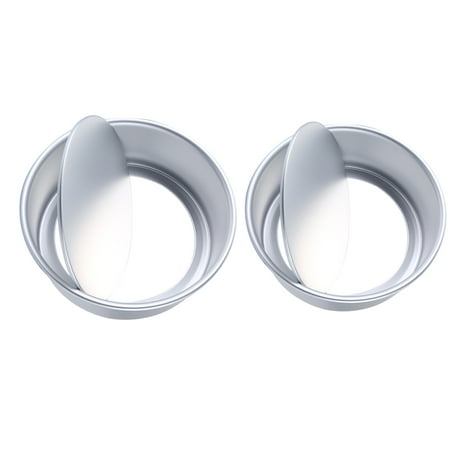 

1 Set of 2 Pcs Aluminum Cake Mold Round Shaped DIY Cake Mould Cake Supplies