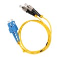 thumbnail image 1 of Fiber Patch Cable, 0.5 Meters Duplex Single Mode Gigabit Fiber Optic Cable  for Media Converters, 1 of 8