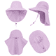 thumbnail image 3 of Gorro de pesca con solapa para cubrir el cuello, gorra de béisbol con solapa para senderismo, Safari, hombres UPF50+, 3 of 5