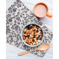 thumbnail image 3 of Spring Flowers Kitchen Dish Towels for Drying Dishes Set of 4, Farmhouse Dark Blue Pastoral Floral Leaf Waffle Weave Microfiber Hand Tea Bathroom Towels Quick Dry & Absorbent Towel 12x12, 3 of 7