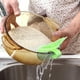 thumbnail image 1 of Xihbxyly Escurridor de Arroz con Clip, Colador de Cocina Fácil de Limpiar, Diseño de Malla para Un Drenaje Hermético, Ajuste Universal para Ollas, Tazones y Sartenes, Lavado Multifunción, Tamaño 13 X, 1 of 3